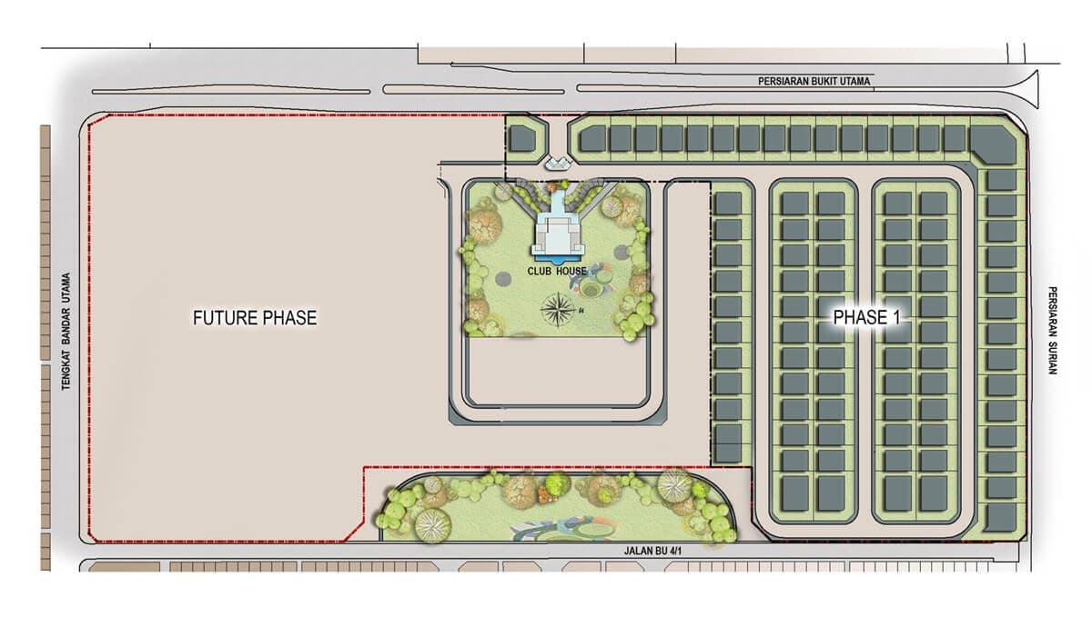 The Masterplan — site plan